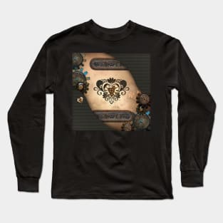 The heart of steampunk Long Sleeve T-Shirt